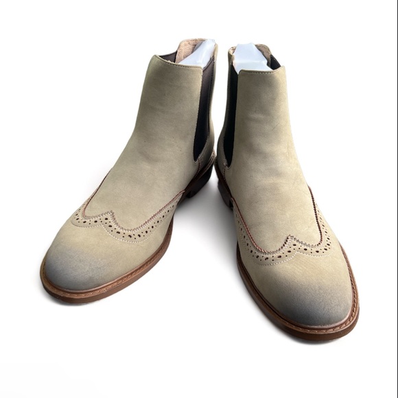 🖤🖤 Kenneth Cole Reaction Knock Chelsea Boot Men’s Size 11 M Taupe New - Picture 5 of 6